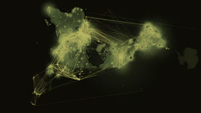 airtravel & covid-19 over Dymaxion map